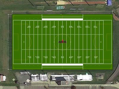 AMHS breaks ground on artificial turf