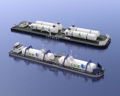 Jensen Develops Two New LNG Bunker Barge Concepts