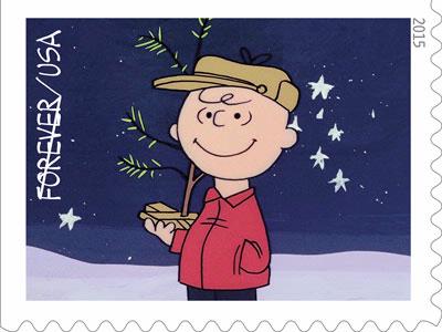 Charlie Brown Christmas Forever Stamps
