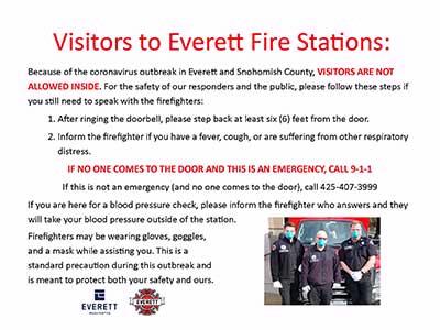 Everett Fire taking extra precautions