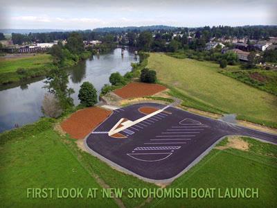 First Look at Snohomish Boat Launch