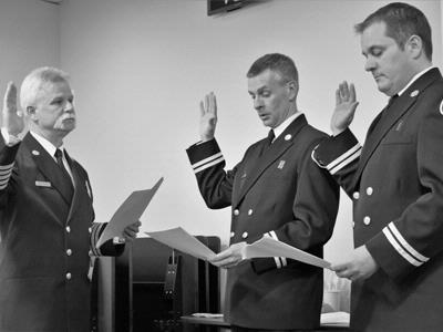 Fire District 7 holds badge pinning ceremony for new Training Captains